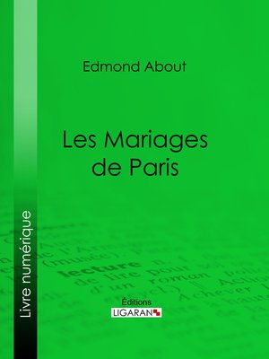 cover image of Les Mariages de Paris